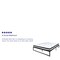 Emma and Oliver 14" Platform Bed Frame & 12" Mattress in a Box - No Box Spring Required
